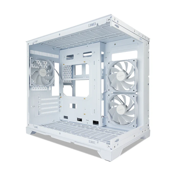 Tecware VXN EVO MATX Dual Tempered Glass PC Case With 3x12cm ARGB Fans - Image 9