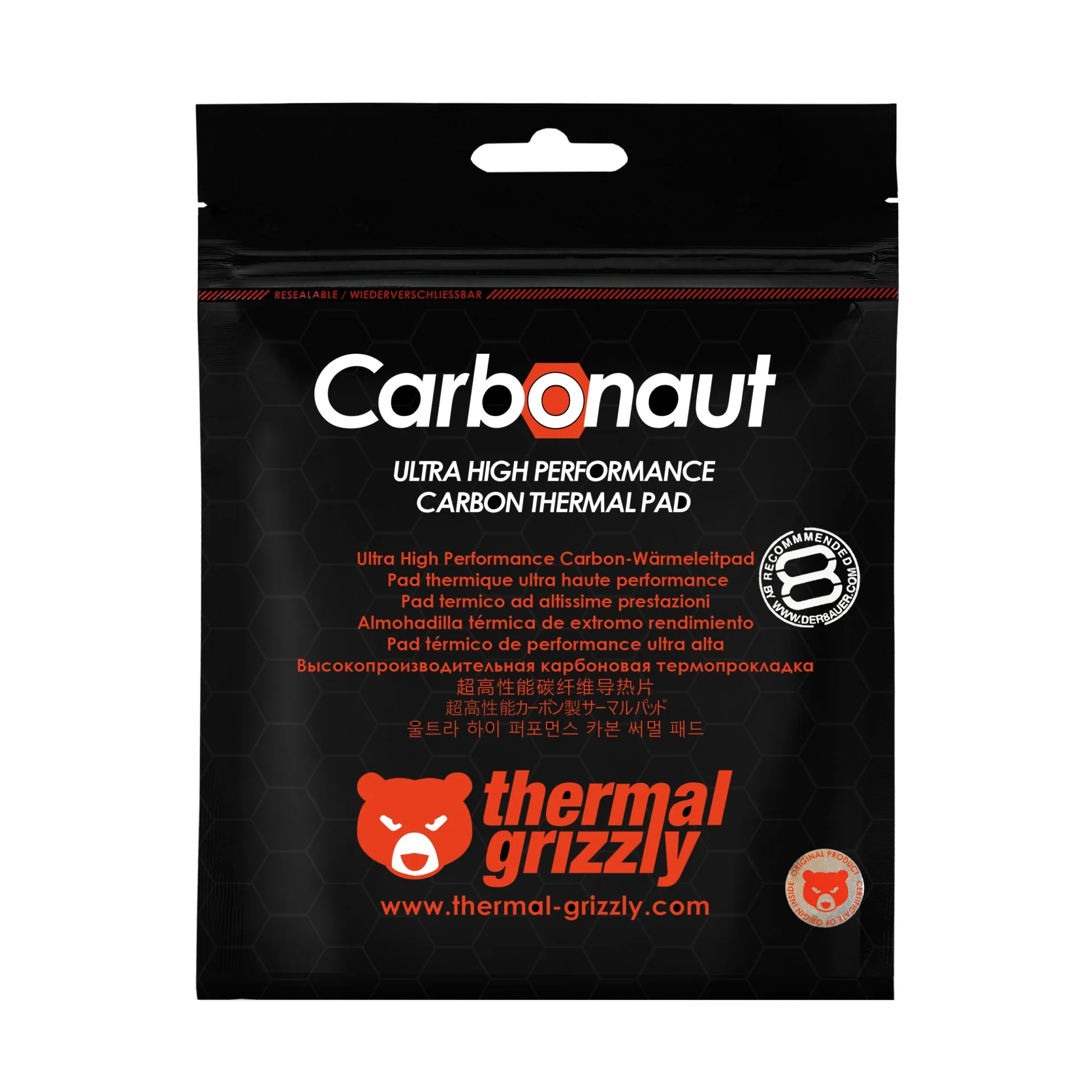 Thermal Grizzly Carbonaut Ultra High Performance Carbon Thermal Pad 32x32x0.2mm (TG-CA-32-32-02-R) - Image 7