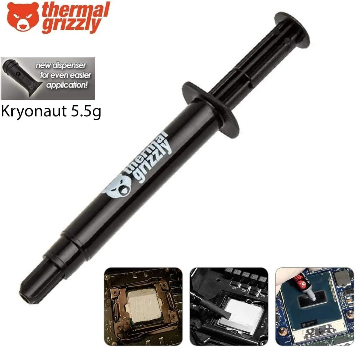 Thermal Grizzly Kryonaut Ultra High Performance Thermal Grease 1.5ML/5.5G (TG-K-015-R) - Image 4