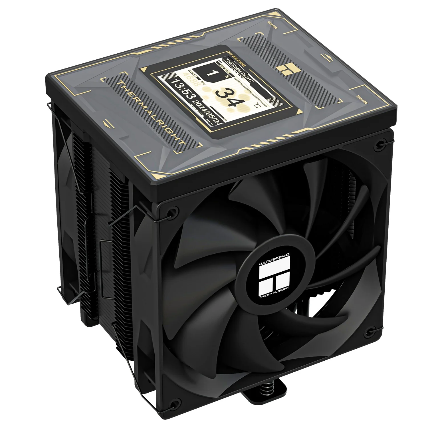 Thermalright Burst Assassin 120 Vision Single Tower CPU Air Cooler (Black)