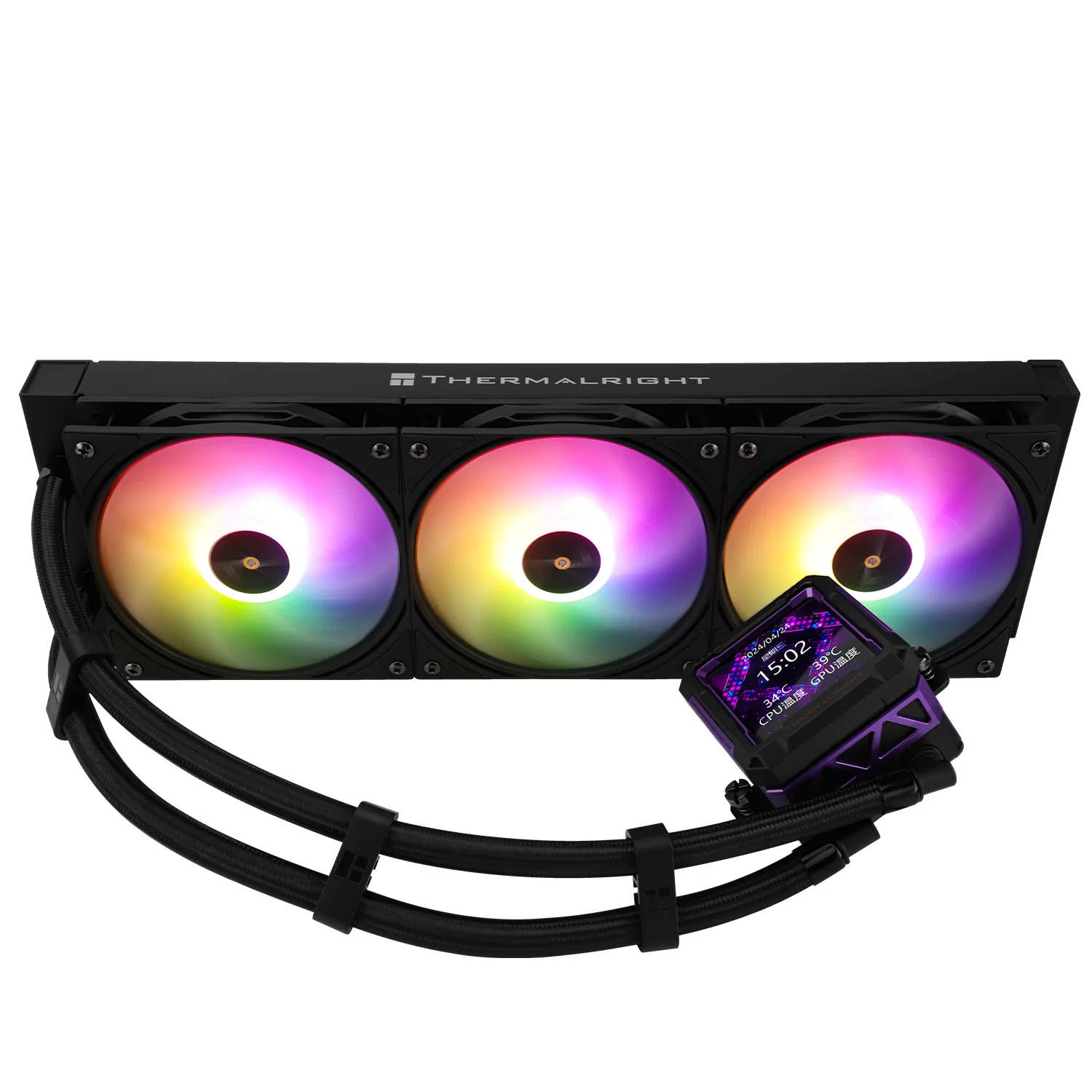 Thermalright Frozen Warframe Pro 360 ARGB AIO CPU Liquid Cooler (Black, White) - Image 9