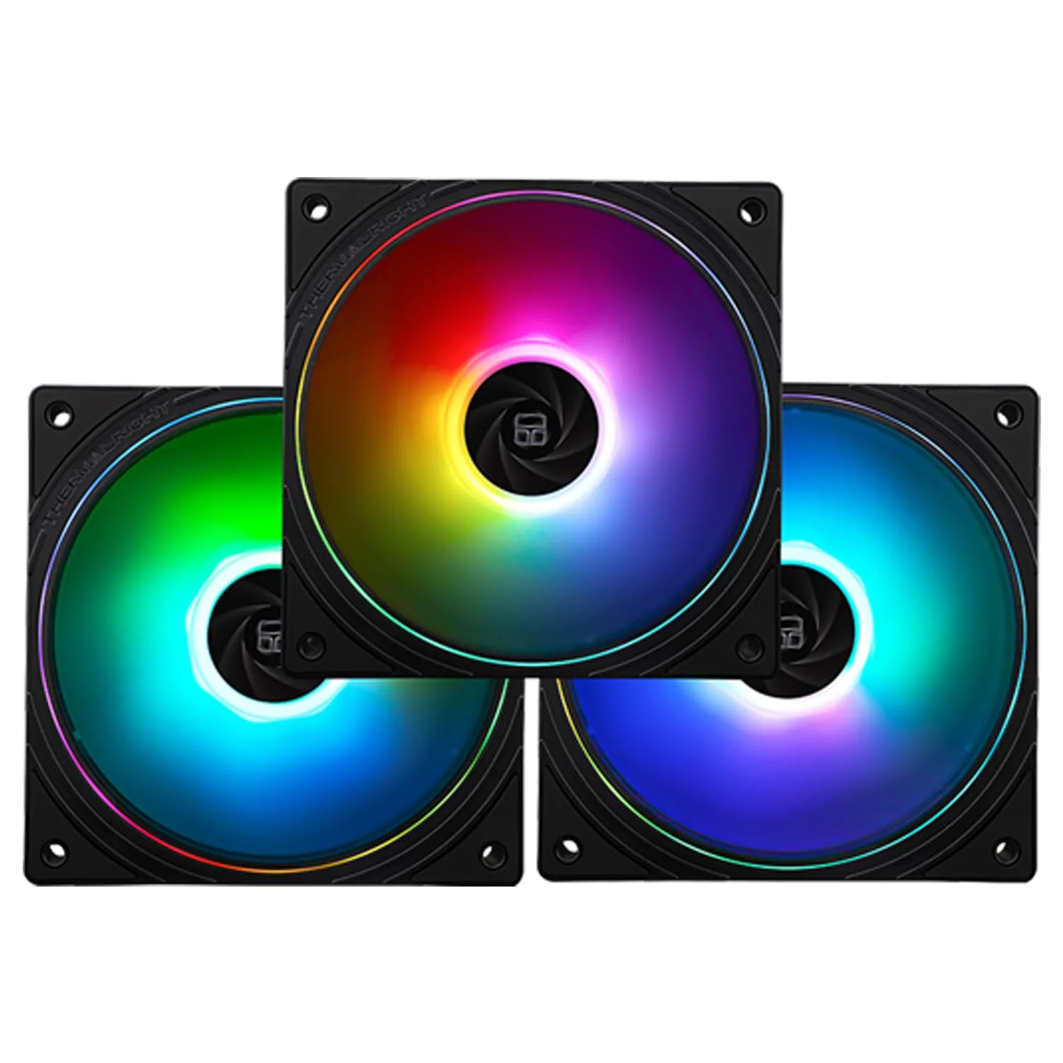Thermalright TL-S12-S Silent 120mm PWM Hybrid ARGB Effect Case Fan (Black, White) (3-Pack) - Image 7