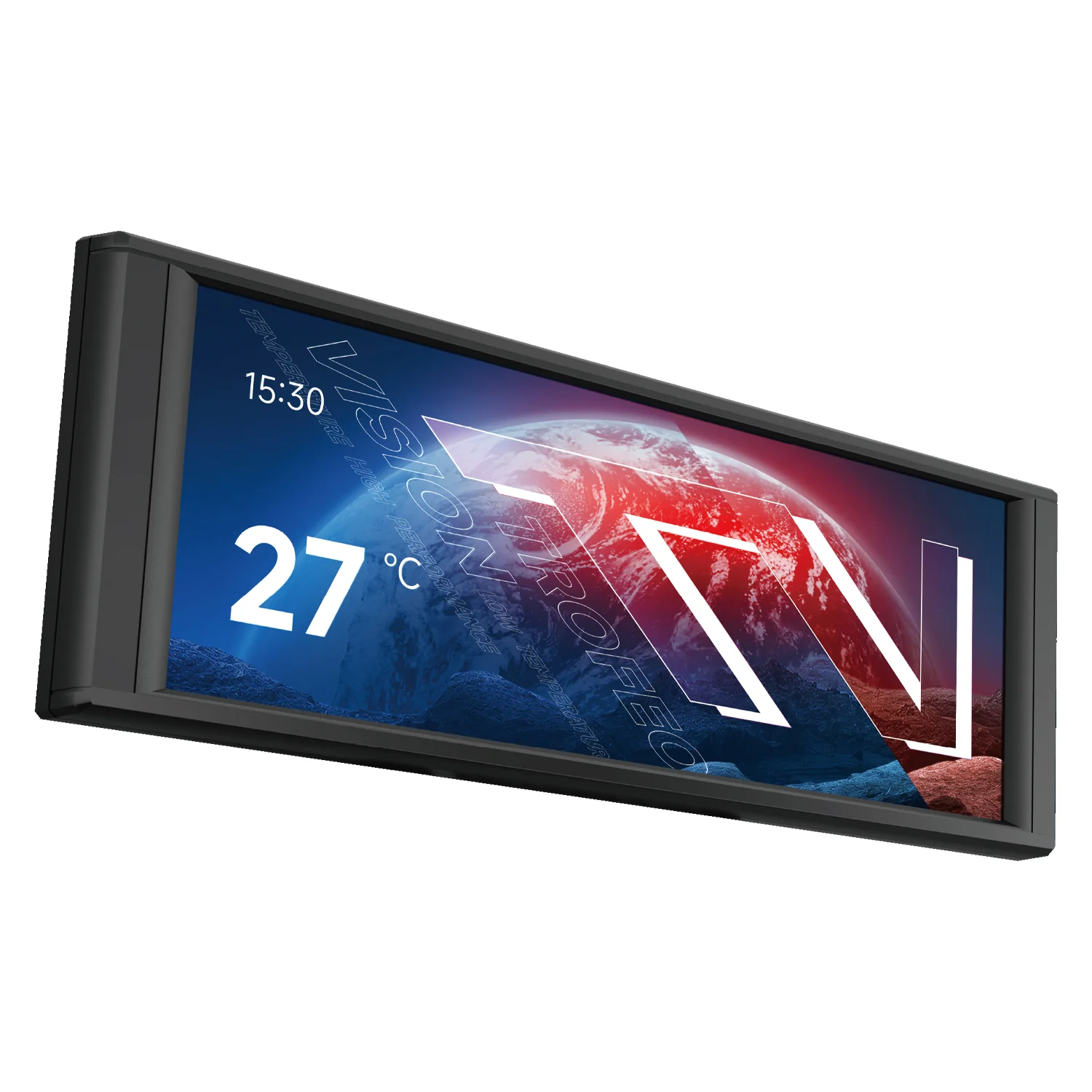 Thermalright Trofeo Vision LCD 6.86" IPS Type-C Screen (Black, White) - Image 2