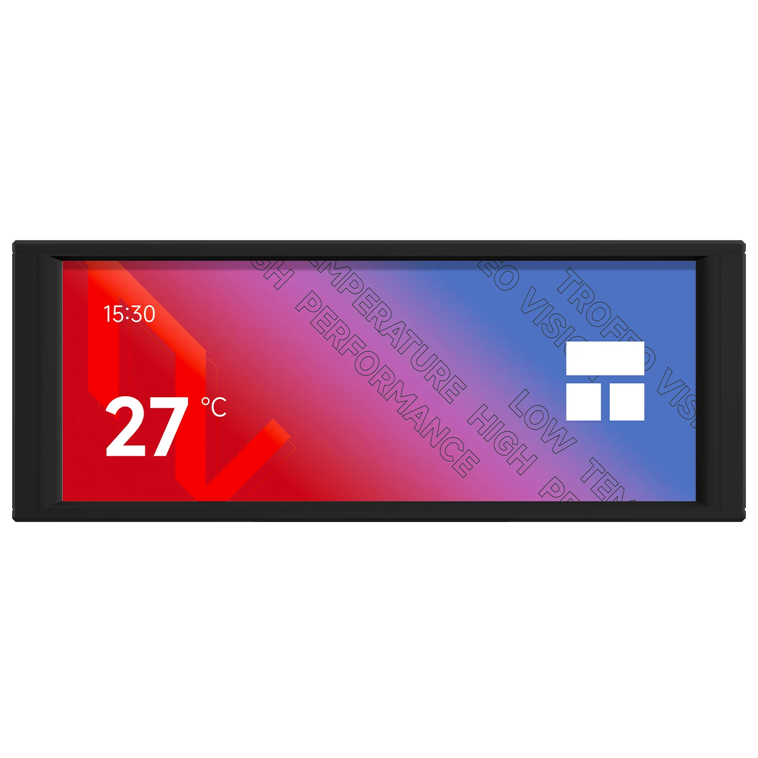 Thermalright Trofeo Vision LCD 6.86" IPS Type-C Screen (Black, White) - Image 3