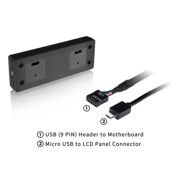 Thermaltake 3.9'' LCD Screen Kit (AC-073-OO1NAN-A1) - Image 4