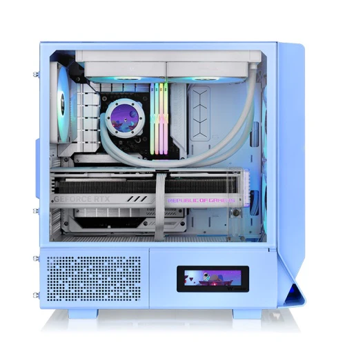 Thermaltake Ceres 330 TG RGB Mid Tower 4mm Tempered Glass PC Case(Black, Hydrangea Blue, Snow) - Image 13