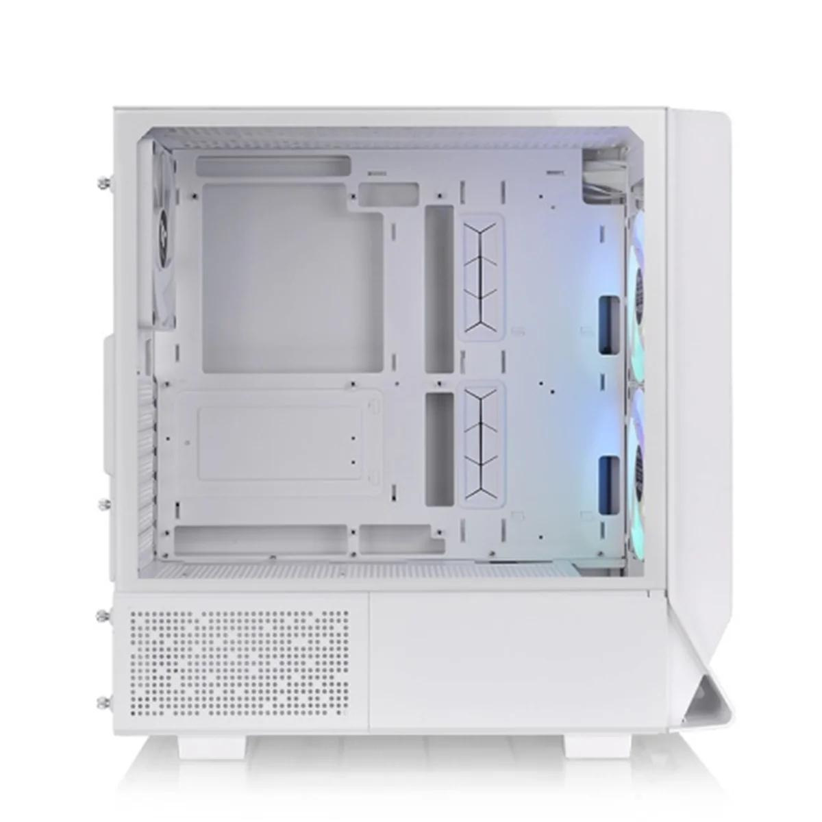 Thermaltake Ceres 330 TG RGB Mid Tower 4mm Tempered Glass PC Case(Black, Hydrangea Blue, Snow) - Image 4