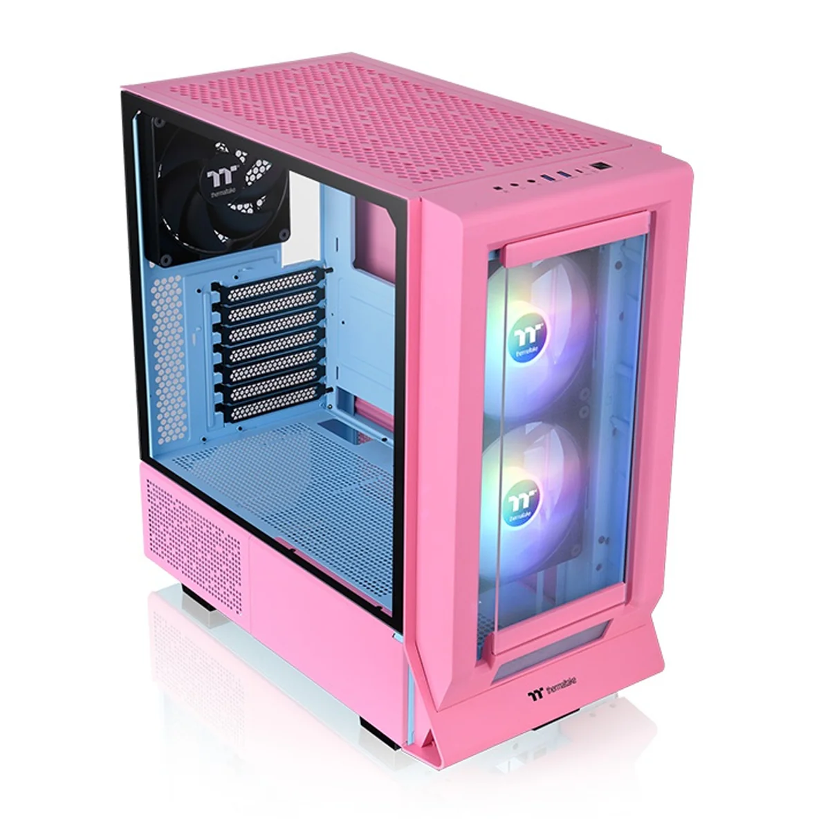 Thermaltake Ceres 350 MX Mid Tower Gaming Case (Black, Snow, Hydrangea Blue, Bumblebee, Bubble Pink) - Image 18