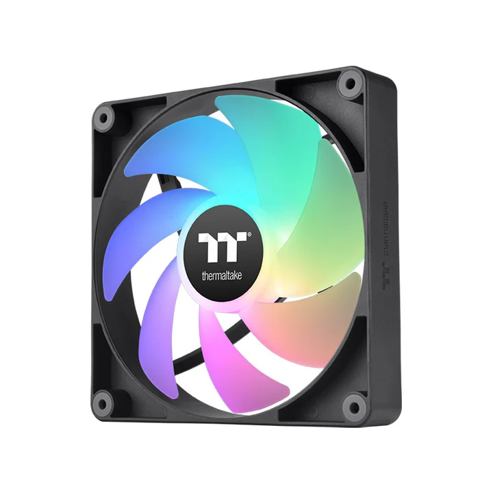 Thermaltake CT120 ARGB Sync PC Cooling Fan (2-Fan Pack) (Black, White) - Image 3