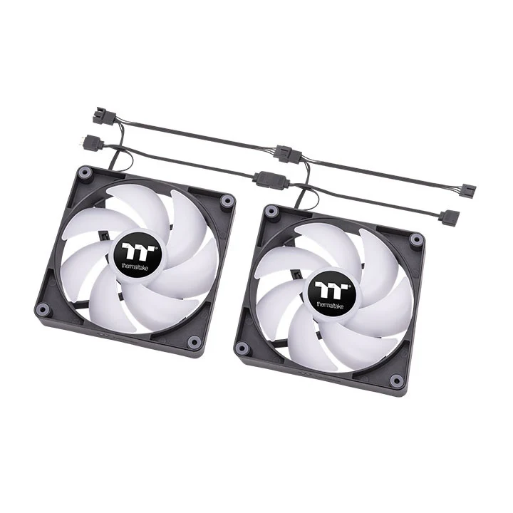 Thermaltake CT120 ARGB Sync PC Cooling Fan (2-Fan Pack) (Black, White) - Image 6
