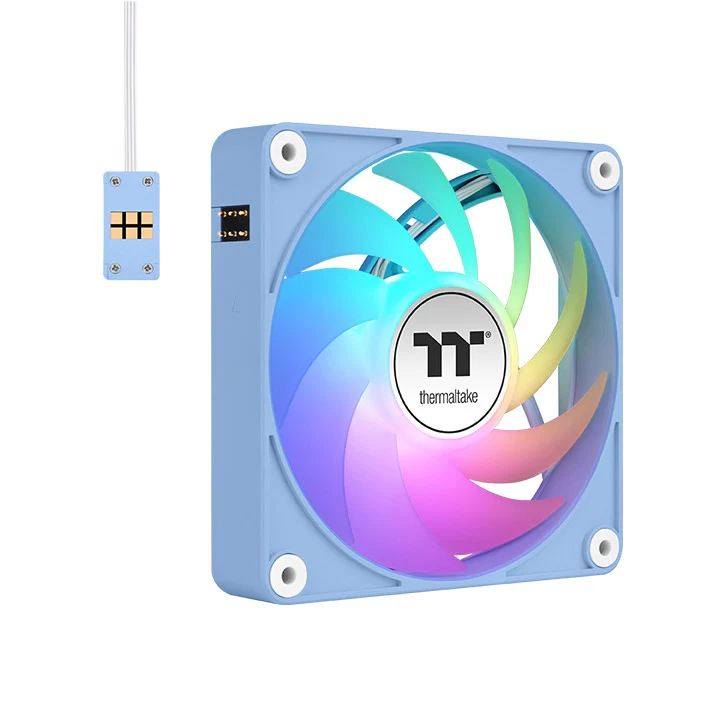 Thermaltake CT120 EX ARGB Sync PC Cooling Fan (3-Fan Pack) (Black, White, Hydrangea Blue) - Image 14