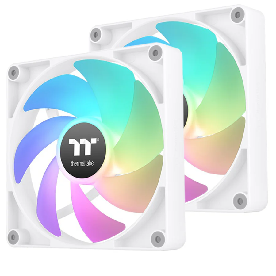 Thermaltake CT140 ARGB Sync PC Cooling Fan (2-Fan Pack) (Black, White) - Image 8