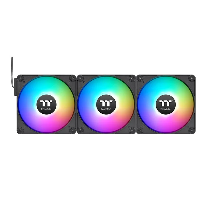 Thermaltake CT140 EX ARGB Sync PC Cooling Fan (3-Fan Pack) (Black, White) - Image 3