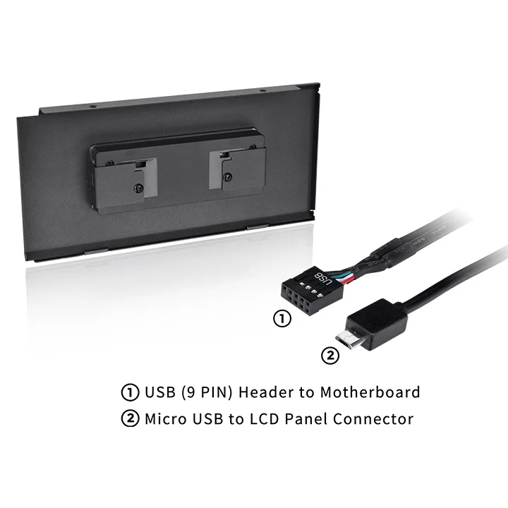 Thermaltake LCD Panel Kit For Ceres Series (Black, Snow) - Image 3