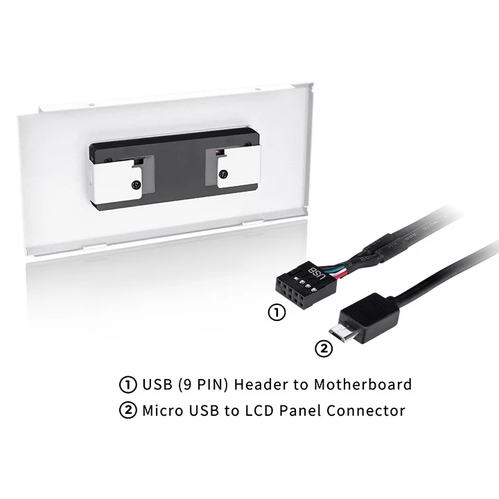Thermaltake LCD Panel Kit For Ceres Series (Black, Snow) - Image 9
