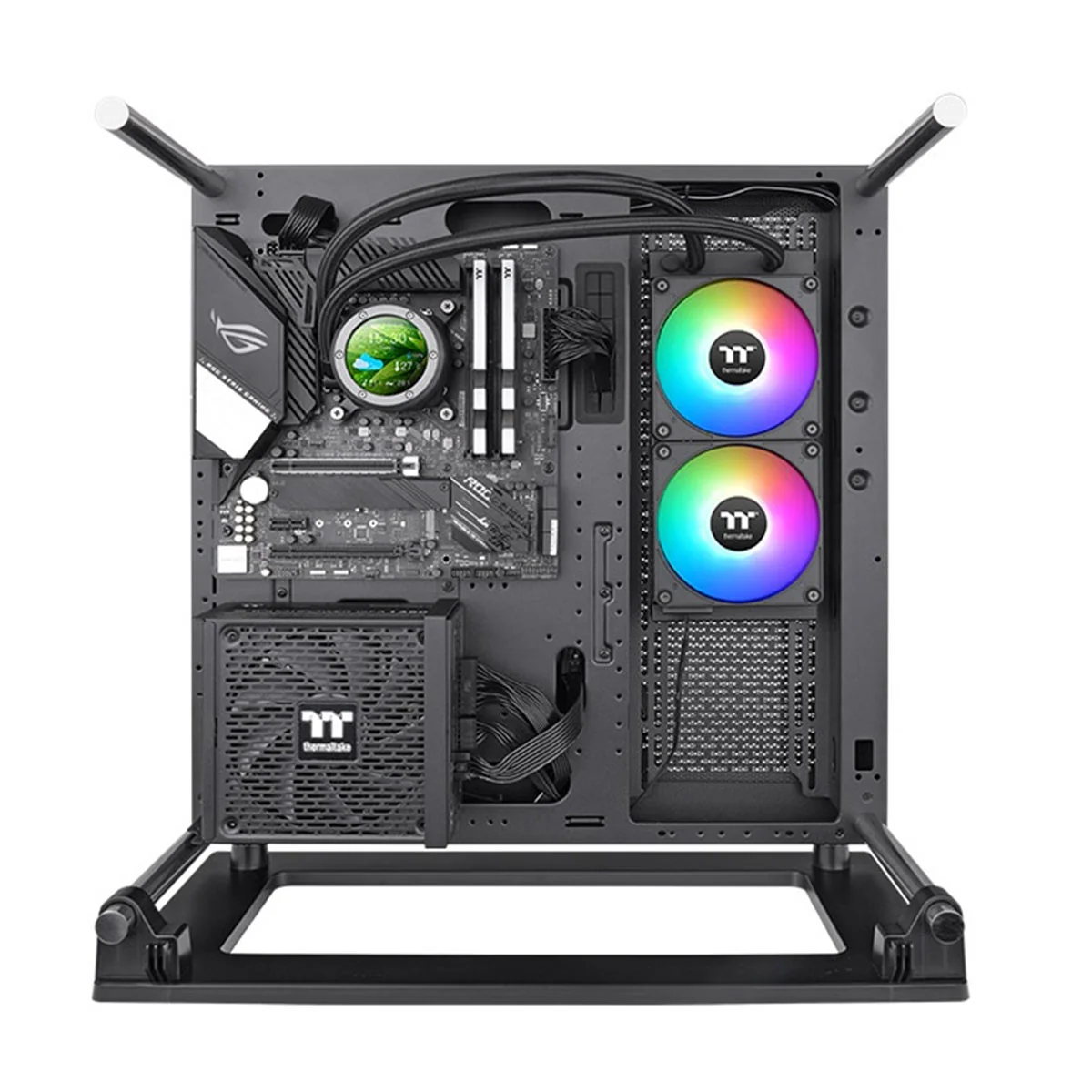 Thermaltake TH240 V2 Ultra EX ARGB Sync AIO Liquid Cooler (Black, Snow Edition) - Image 9