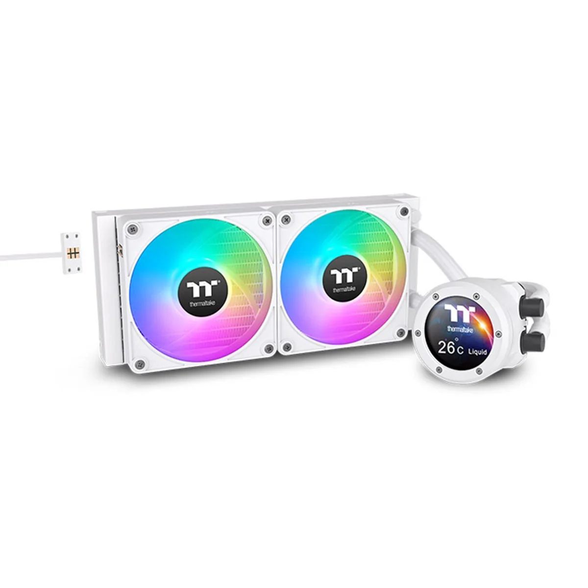 Thermaltake TH280 V2 Ultra EX ARGB Sync AIO Liquid Cooler (Black, Snow Edition) - Image 11