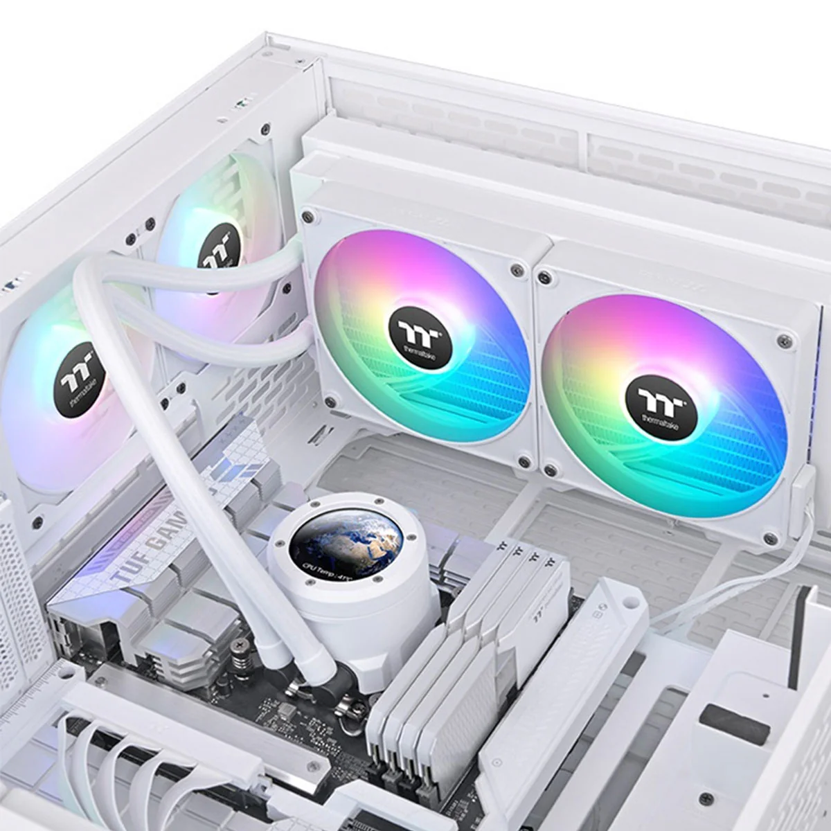 Thermaltake TH280 V2 Ultra EX ARGB Sync AIO Liquid Cooler (Black, Snow Edition) - Image 16
