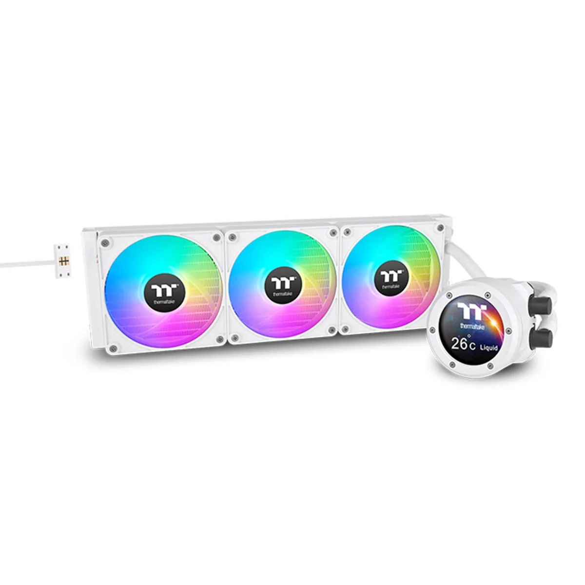 Thermaltake TH360 V2 Ultra EX ARGB Sync AIO Liquid Cooler (Black, Snow Edition) - Image 11