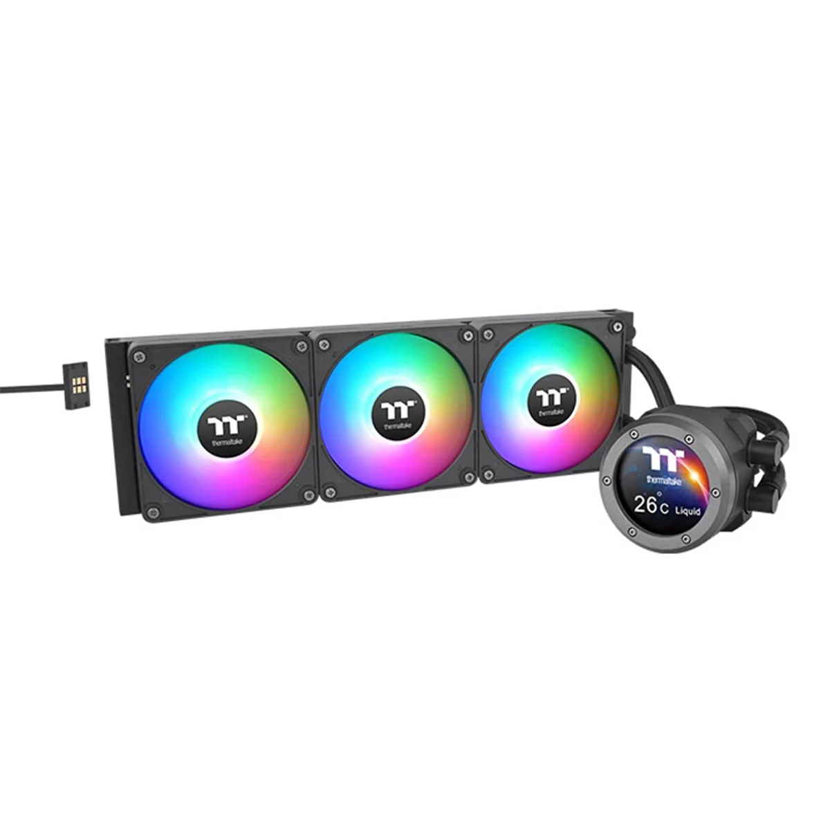 Thermaltake TH360 V2 Ultra EX ARGB Sync AIO Liquid Cooler (Black, Snow Edition) - Image 3