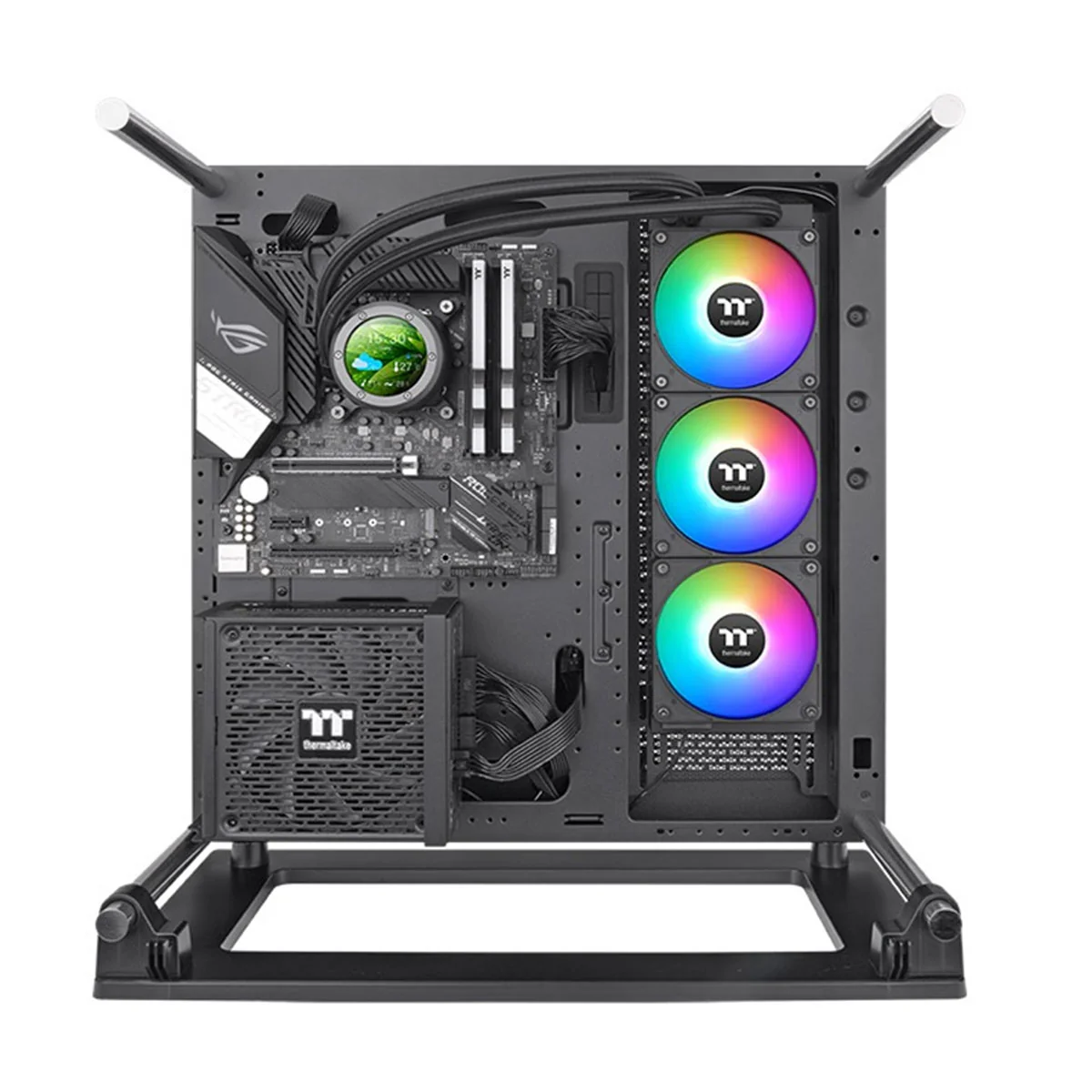 Thermaltake TH360 V2 Ultra EX ARGB Sync AIO Liquid Cooler (Black, Snow Edition) - Image 9
