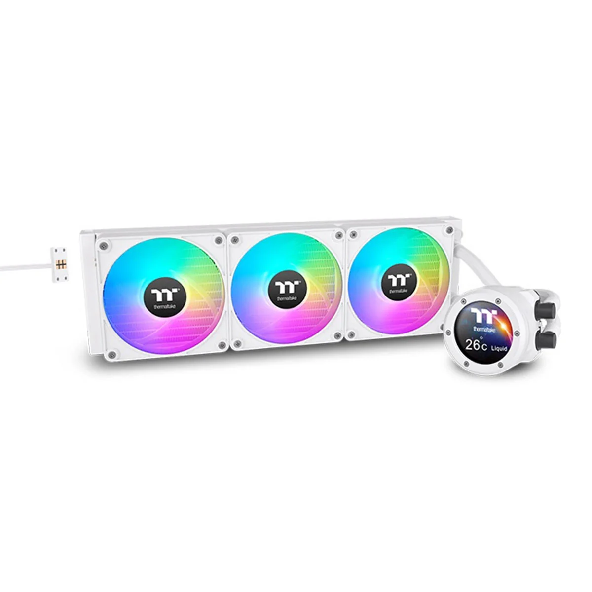 Thermaltake TH420 V2 Ultra EX ARGB Sync AIO Liquid Cooler (Black, Snow Edition) - Image 11