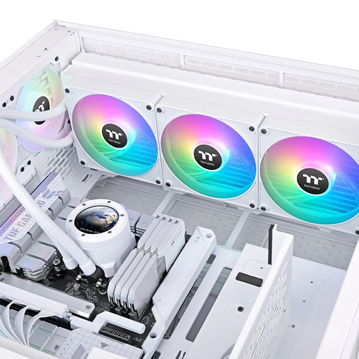 Thermaltake TH420 V2 Ultra EX ARGB Sync AIO Liquid Cooler (Black, Snow Edition) - Image 16