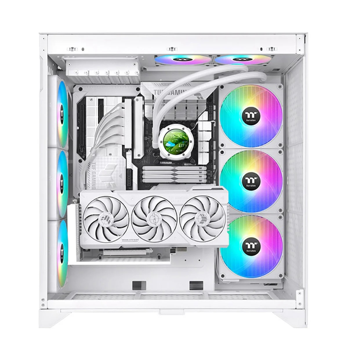 Thermaltake TH420 V2 Ultra EX ARGB Sync AIO Liquid Cooler (Black, Snow Edition) - Image 17