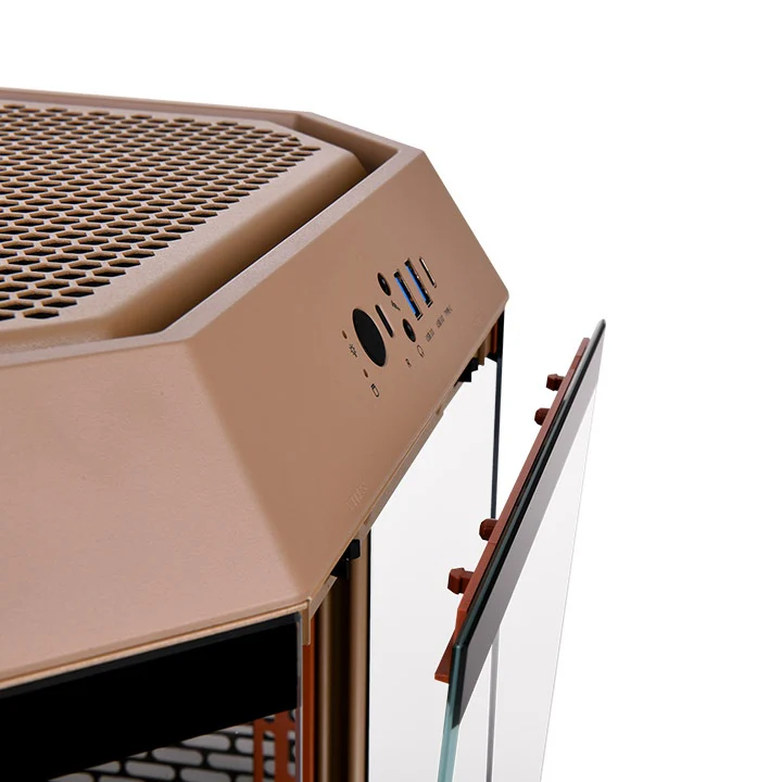 Thermaltake The Tower 300 Tempered Glass Micro ATX Tower Case (Bubble Pink, Peach Fuzz, Limestone, Gravel Sand) - Image 16