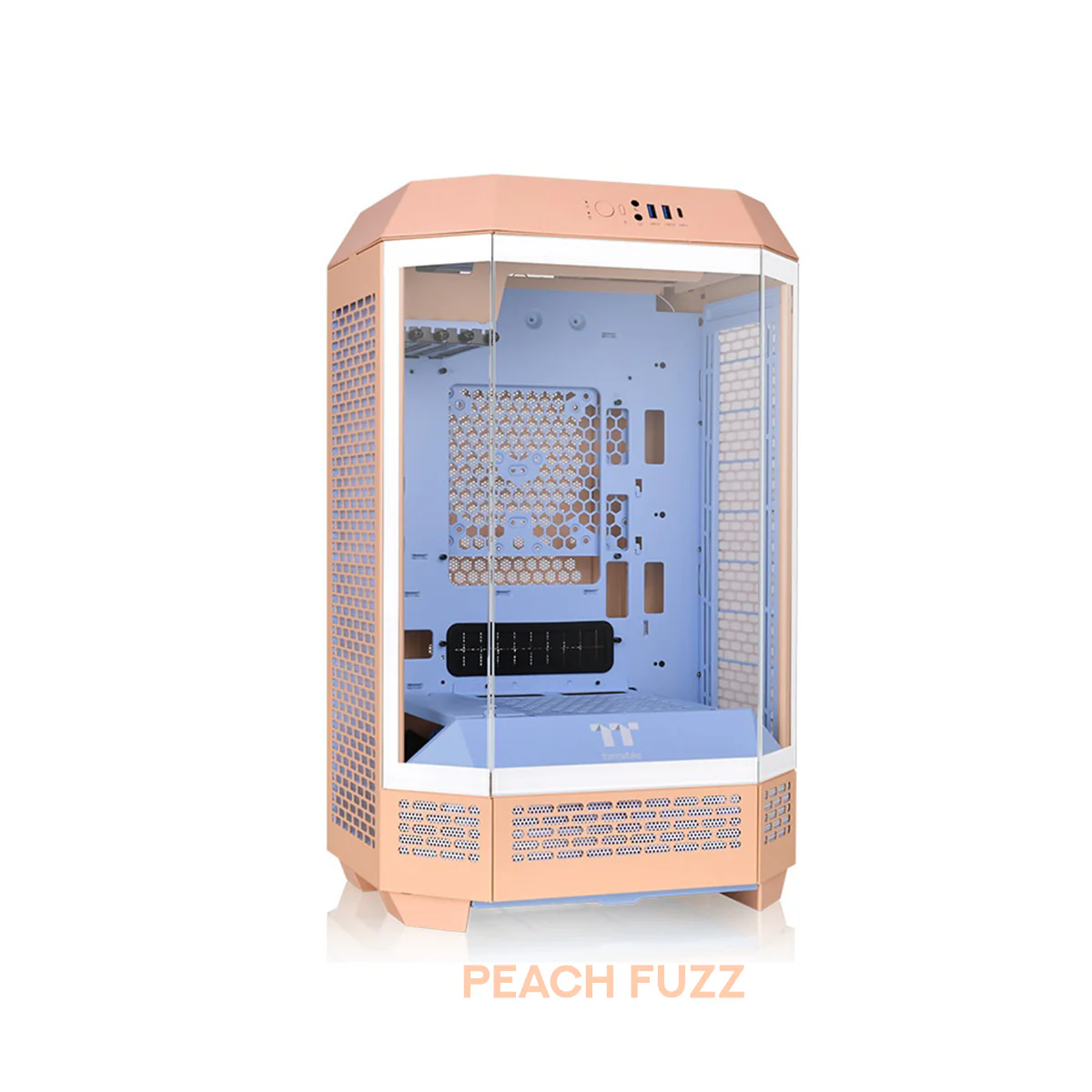 Thermaltake The Tower 300 Tempered Glass Micro ATX Tower Case (Bubble Pink, Peach Fuzz, Limestone, Gravel Sand) - Image 17