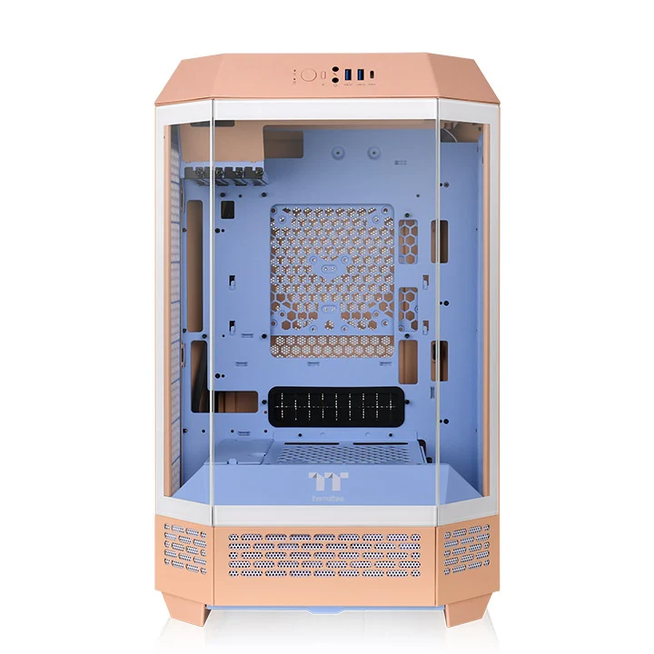 Thermaltake The Tower 300 Tempered Glass Micro ATX Tower Case (Bubble Pink, Peach Fuzz, Limestone, Gravel Sand) - Image 18