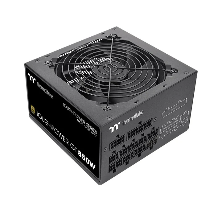 Thermaltake Toughpower GT 850W 80+ Gold Fully Modular Power Supply (Black, Snow) - Image 3