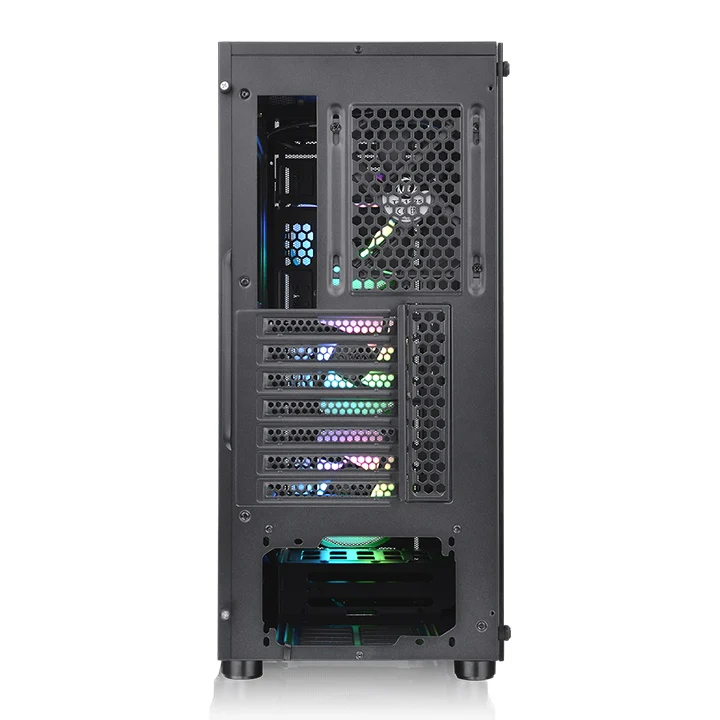 Thermaltake V250 TG RGB Air Mid Tower 4mm Tempered Glass With 120mm 5V RGB Front Fans Pc Case (Black) - Image 2