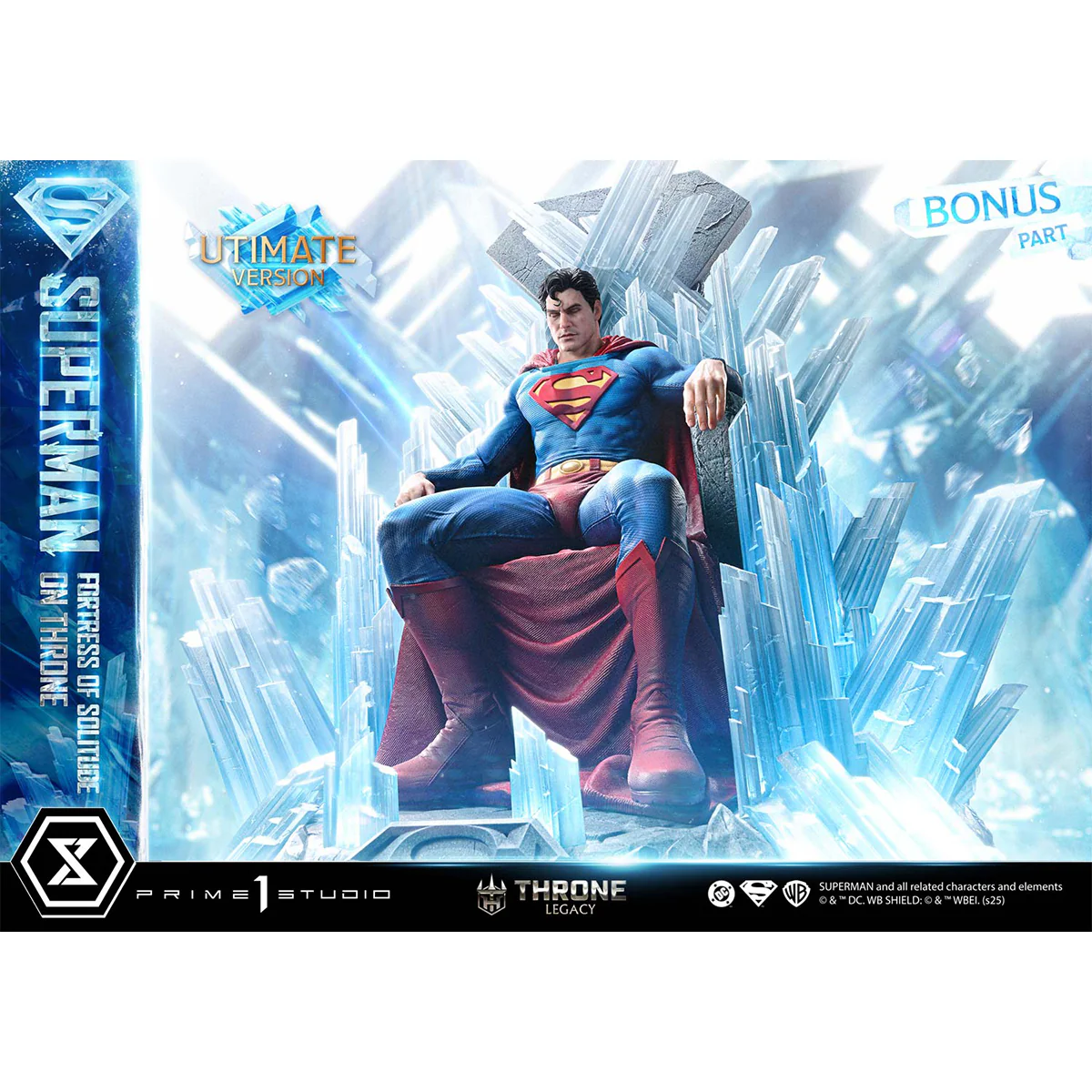 Throne Legacy Superman (Comics) Superman Fortress of Solitude on Throne (Design by Gabriele Dell'Otto) (Ultimate Bonus version) Pre-Order Downpayment - Image 3