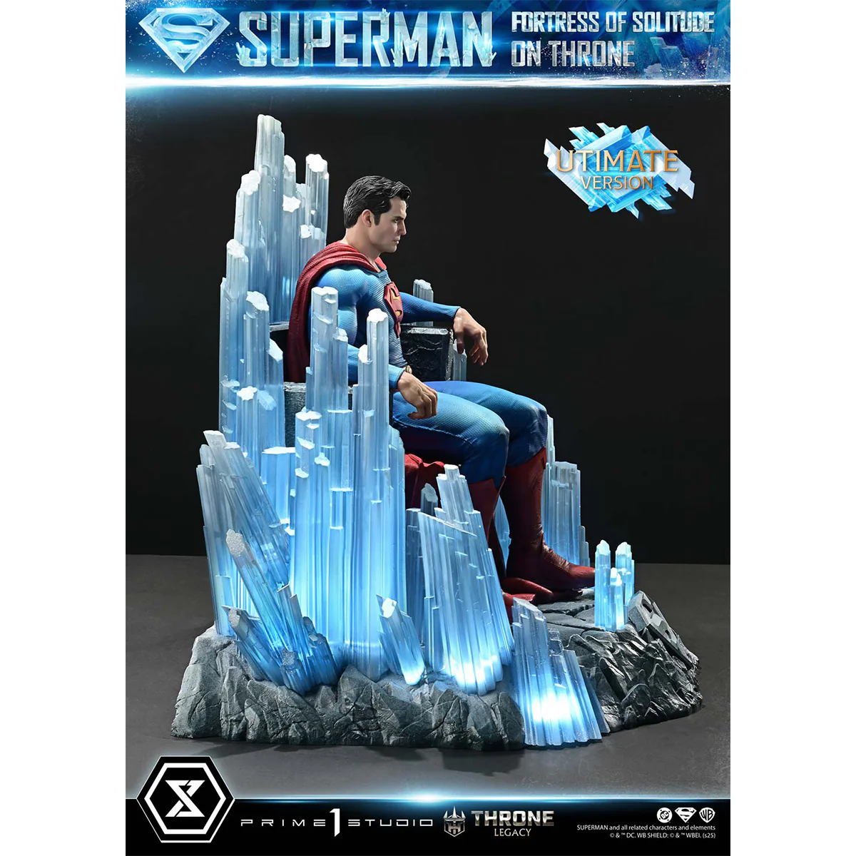 Throne Legacy Superman (Comics) Superman Fortress of Solitude on Throne (Design by Gabriele Dell'Otto) (Ultimate version)  Pre-Order Downpayment - Image 24