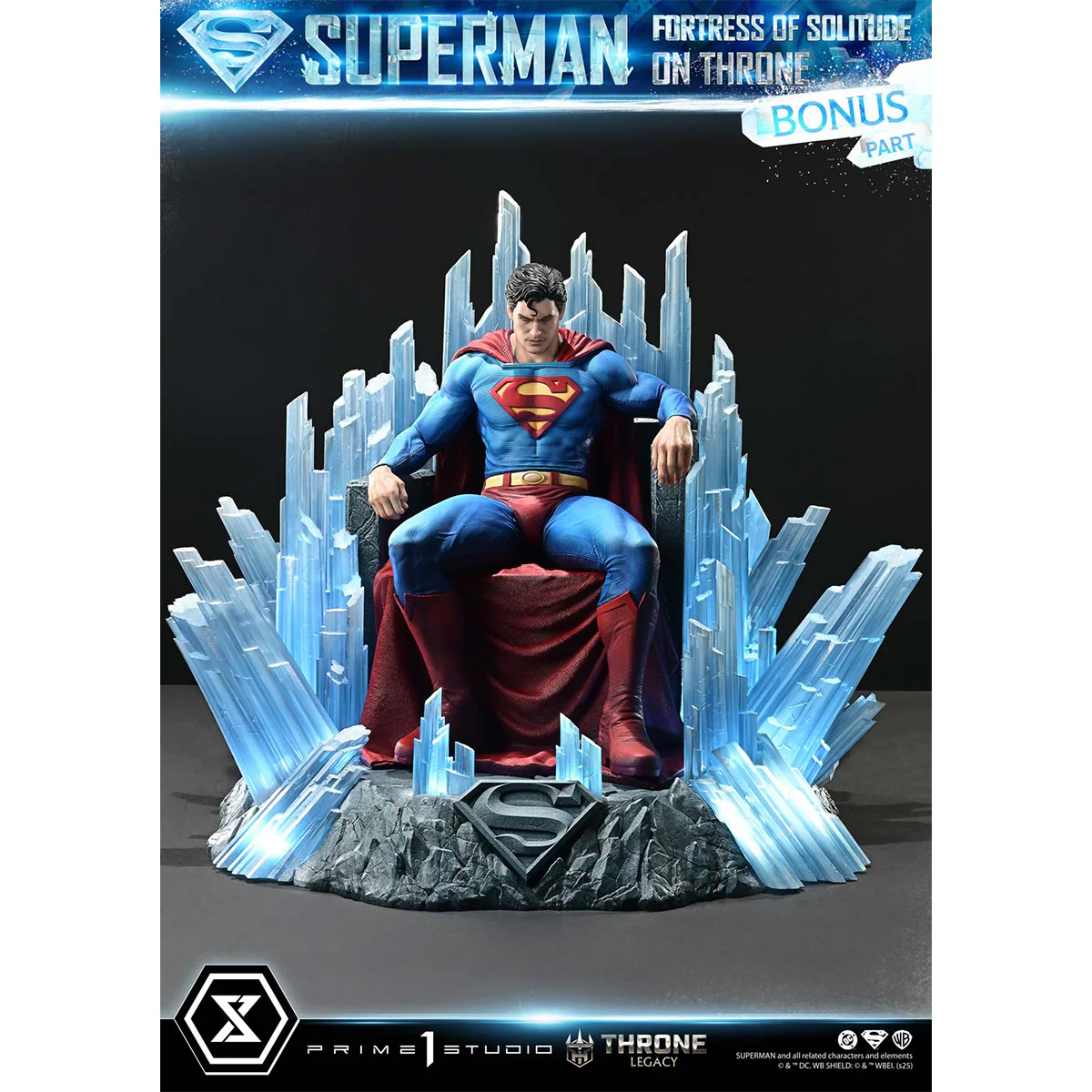 Throne Legacy Superman (Comics) Superman Fortress of Solitude on Throne (Design by Gabriele Dell'Otto) (Ultimate Bonus version) Pre-Order Downpayment - Image 6