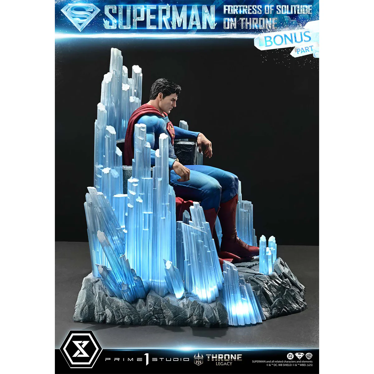 Throne Legacy Superman (Comics) Superman Fortress of Solitude on Throne (Design by Gabriele Dell'Otto) (Ultimate Bonus version) Pre-Order Downpayment - Image 9