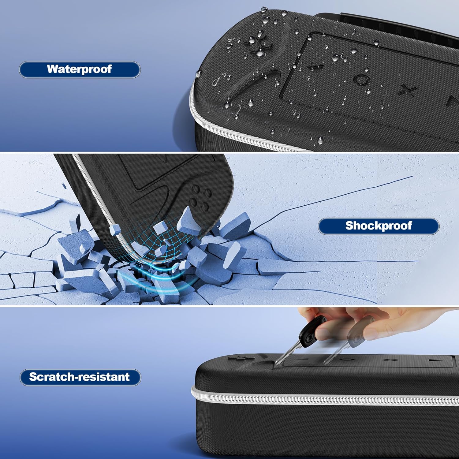 Tokluck 10-in-1 Accessories Set for Playstation Portal (Black) (NG-P5362) - Image 7