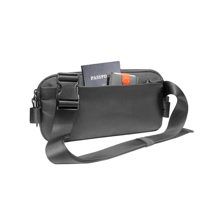 Tomtoc Explorer-T21 Sling Bag With Minimalist EDC Design - Small (Black, Light Gray, Olive Green, Space Grey, Inky Blue) (T21S1D1, T21S1G2, T21S1T1, T21S1G1, T21S1B1) - Image 9