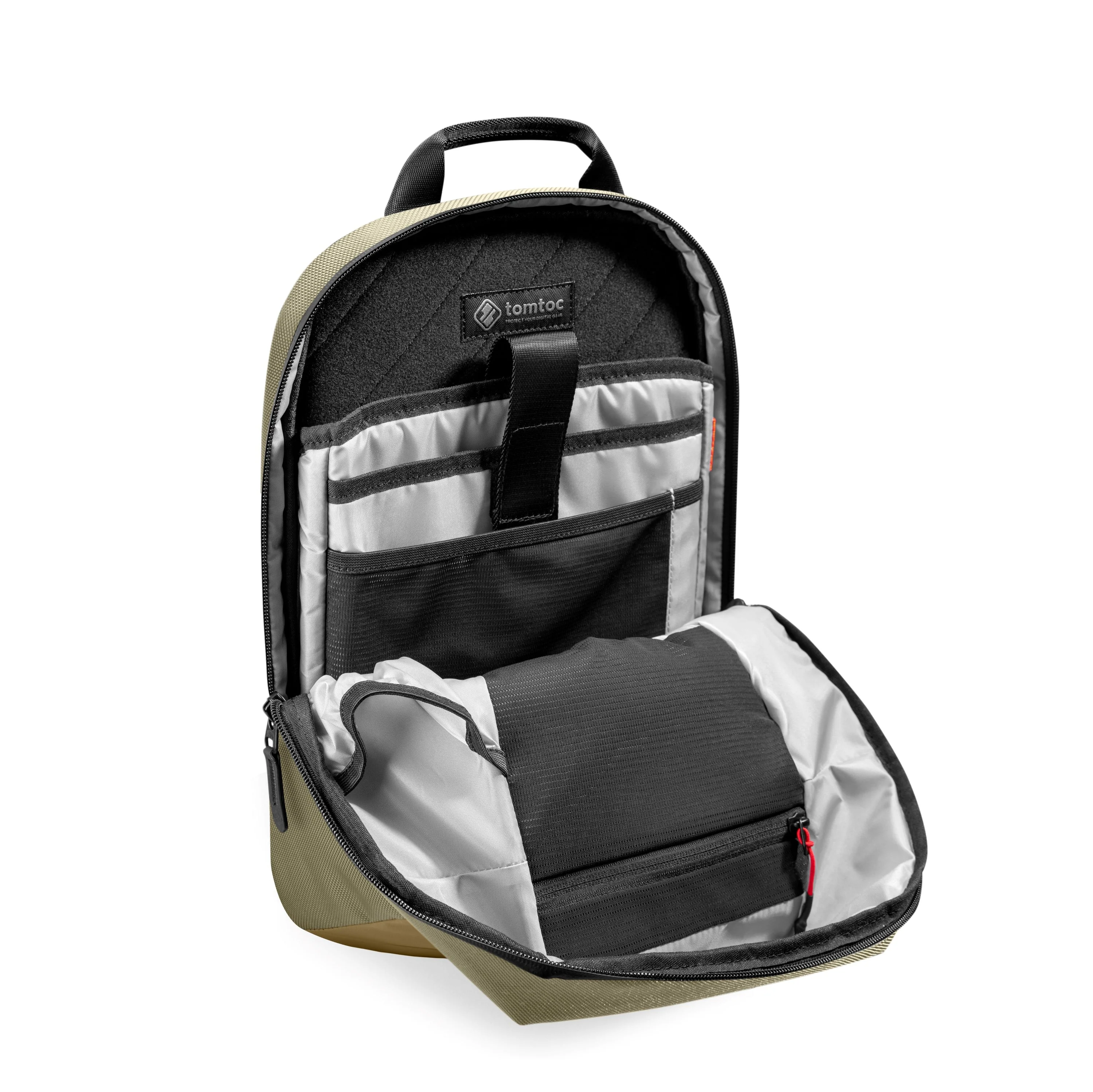 Tomtoc Navigator-T24 Sling Bag - 7L (Khaki, Gray) (T24M1K1, T24M1G3) - Image 4