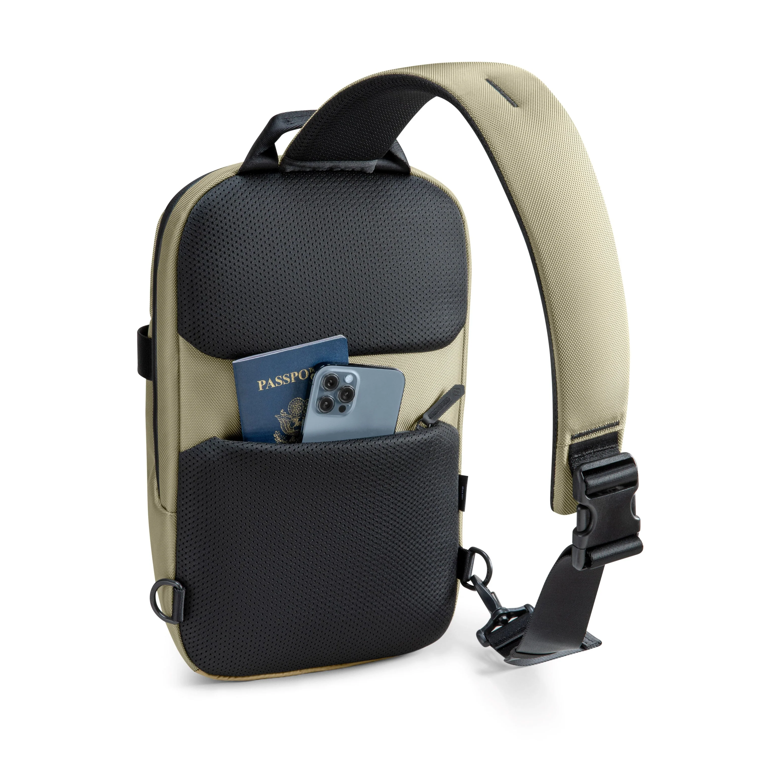 Tomtoc Navigator-T24 Sling Bag - 7L (Khaki, Gray) (T24M1K1, T24M1G3) - Image 5