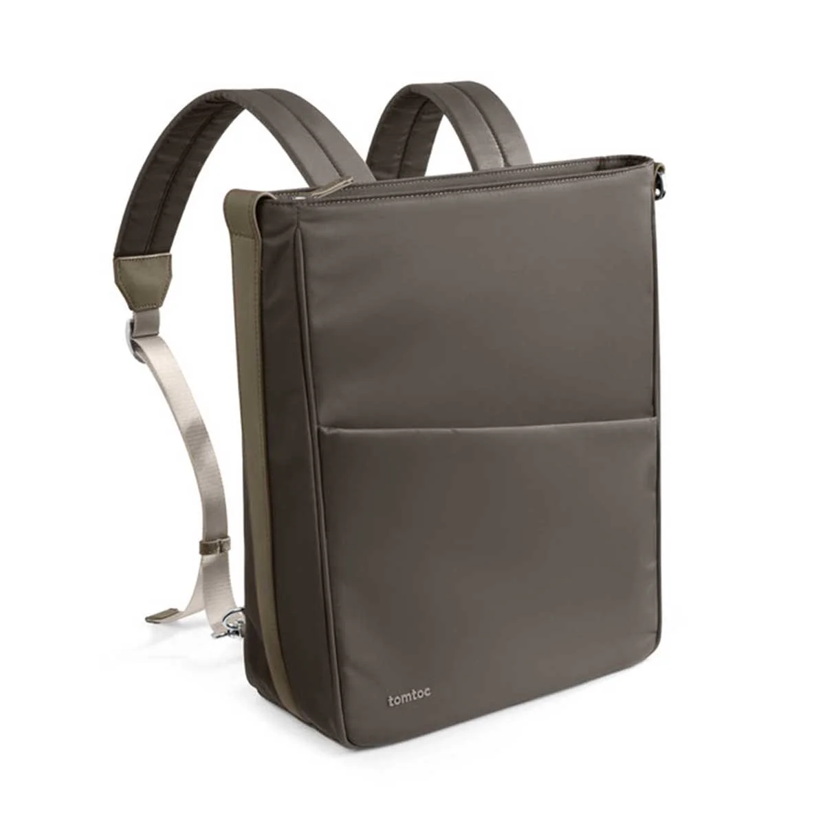 Tomtoc SLASH-H63 Laptop Backpack/Shoulder BAG 14-Inch (Taupe) (H63C1K1 / T62M1K1) - Image 2