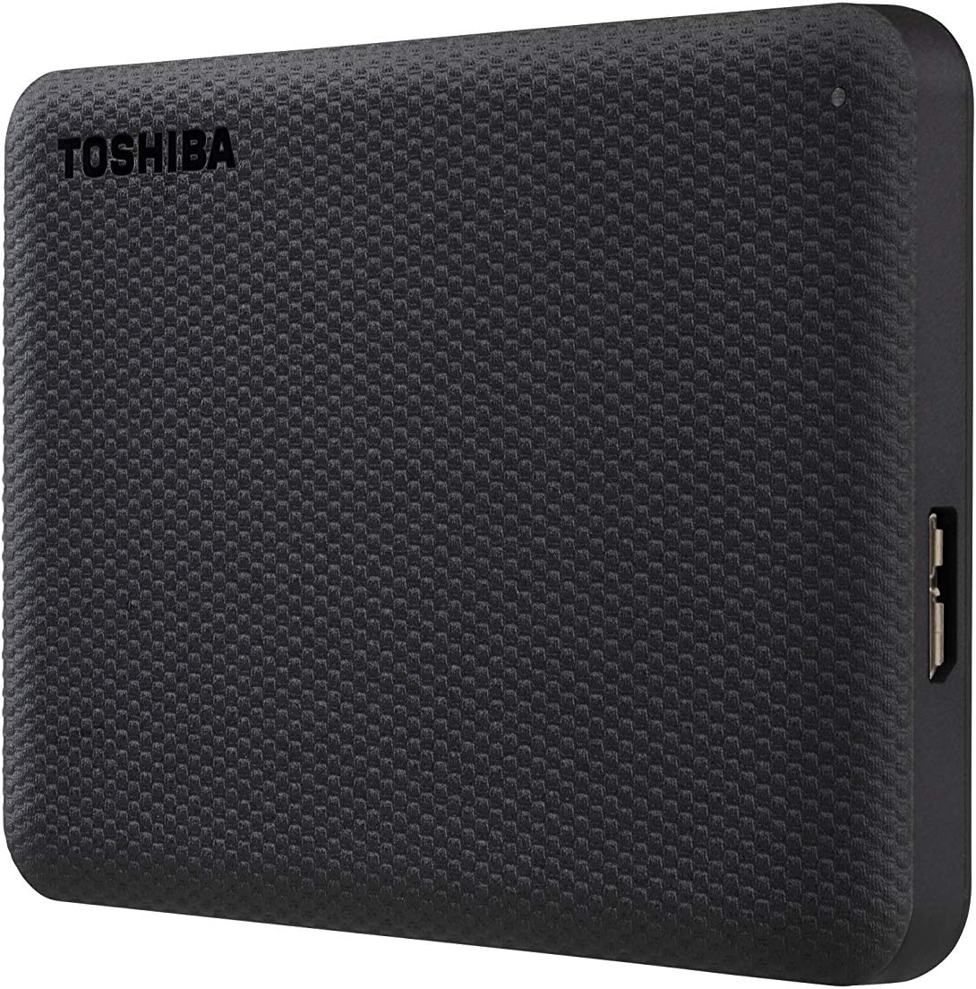 Toshiba Canvio Advance 1TB 2.5" USB 3.2 Portable External Hard Drive (Black)