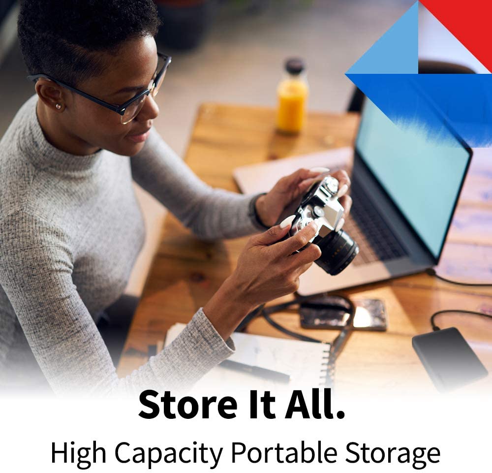 Toshiba Canvio Advance 1TB 2.5" USB 3.2 Portable External Hard Drive (Red) - Image 7