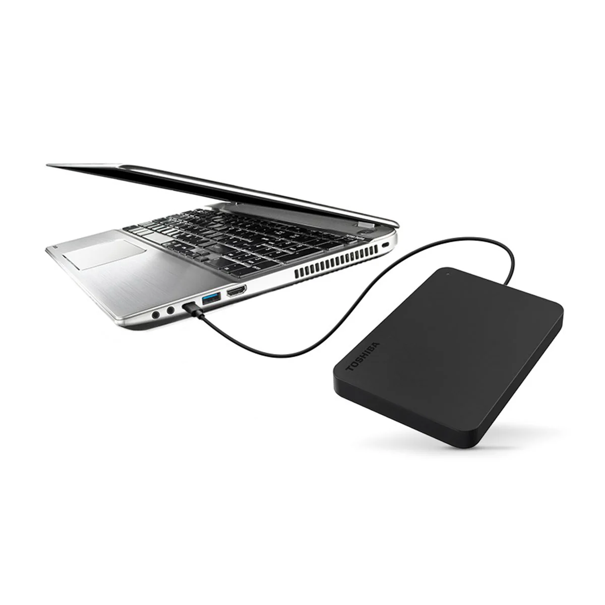 Toshiba Canvio Partner USB-C 2TB 2.5" USB 3.0 Portable External Hard Drive (Black) - Image 4