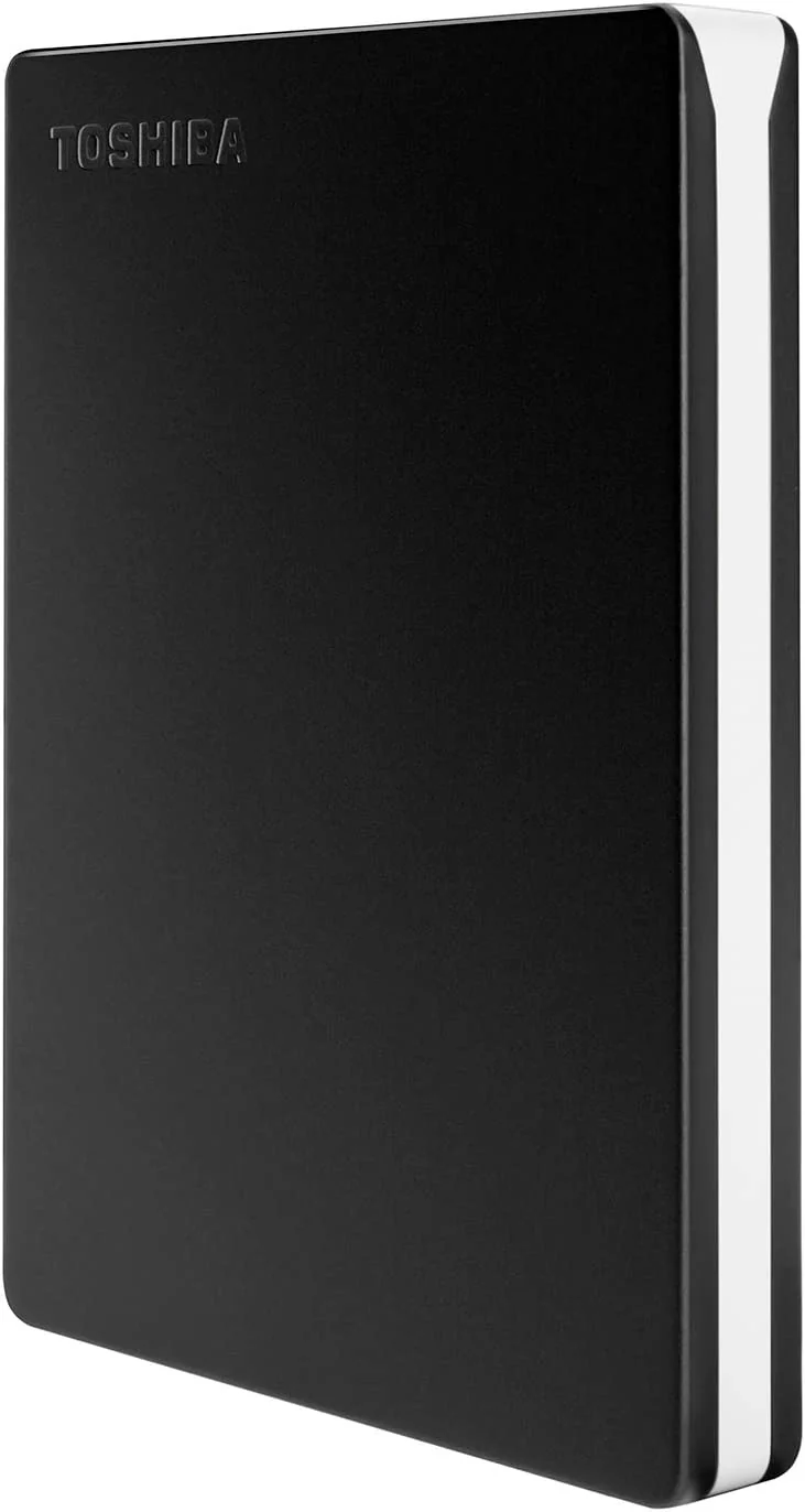 Toshiba Canvio Slim 2TB 2.5" USB 3.0 Portable External Hard Drive (Black) - Image 3