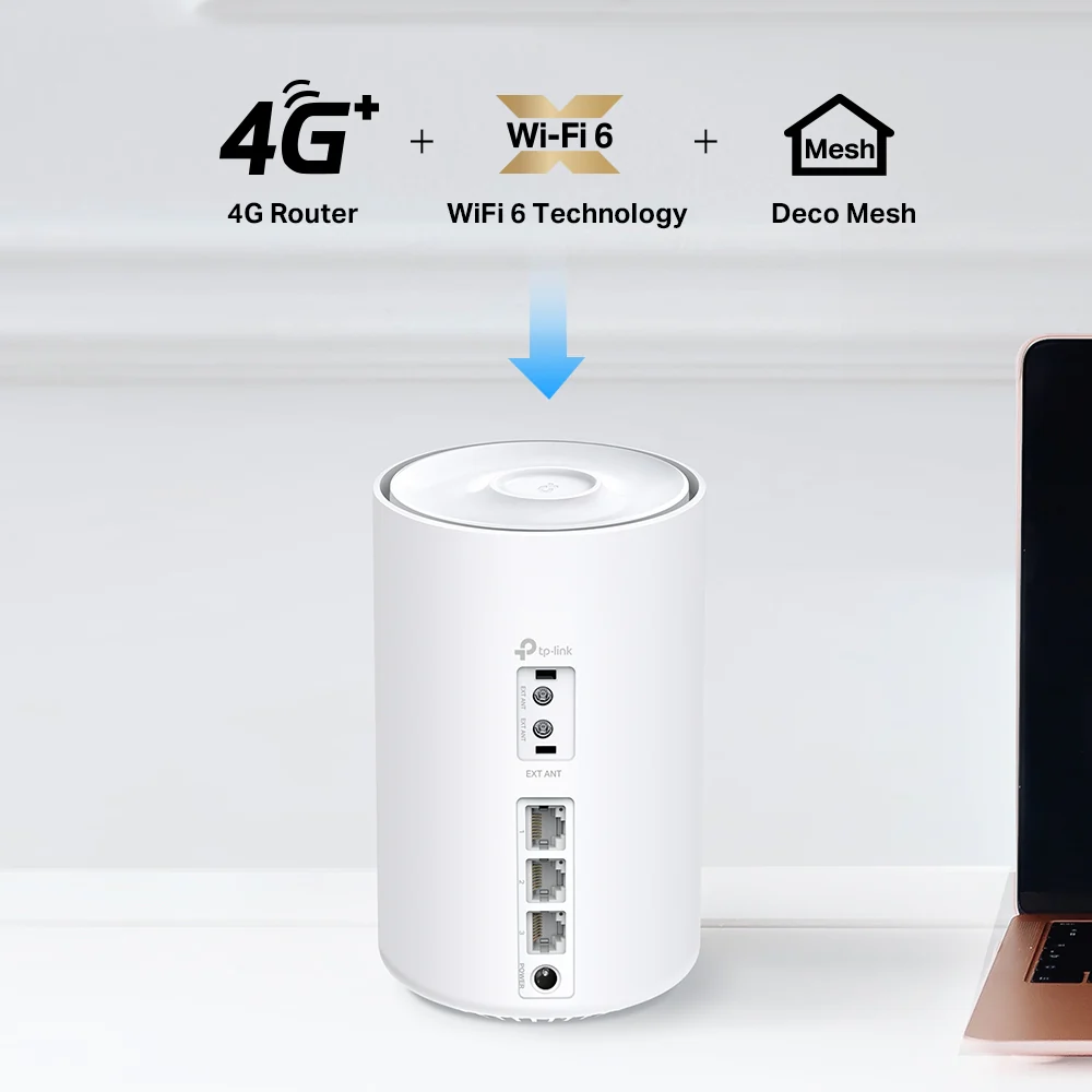 TP-Link 4G + AX3000 Whole Home Mesh Wi-Fi 6 Router | 300MBPS 4G+ LTE Advanced Modem (Deco X50-4G) (1-Pack) - Image 2