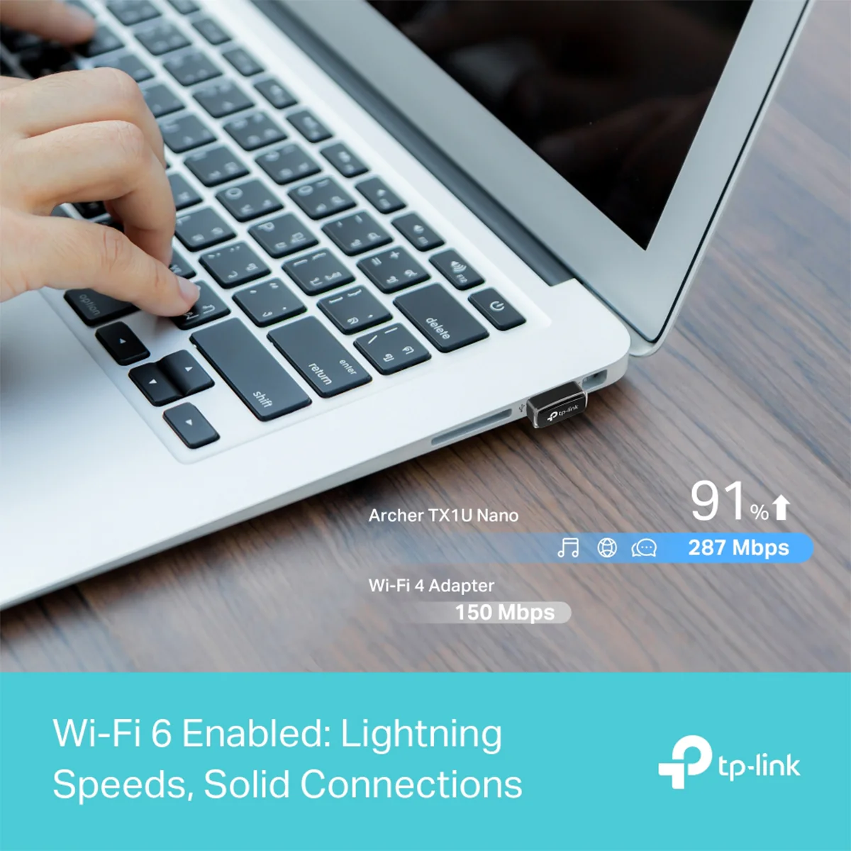 TP-Link Archer TX1U Nano AX300 Wi-Fi 6 Wireless USB Adapter - Image 6