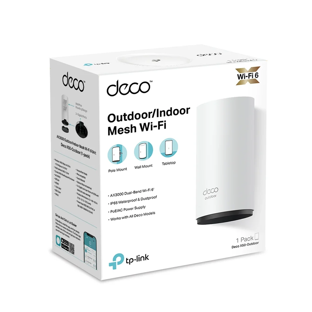 TP-Link AX3000 Outdoor/Indoor Mesh WiFi (Deco X50-Outdoor) (1-Pack) - Image 10