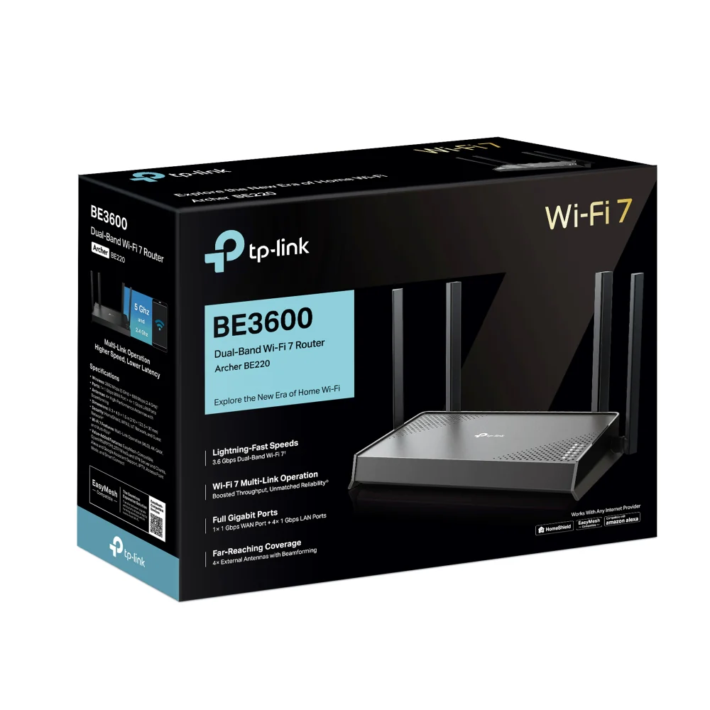 TP-Link BE3600 Dual-Band Wi-Fi 7 Router (Archer BE220) - Image 10